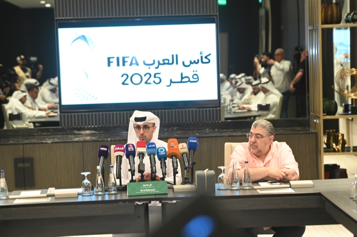 جانب من المؤتمر الصحافي 