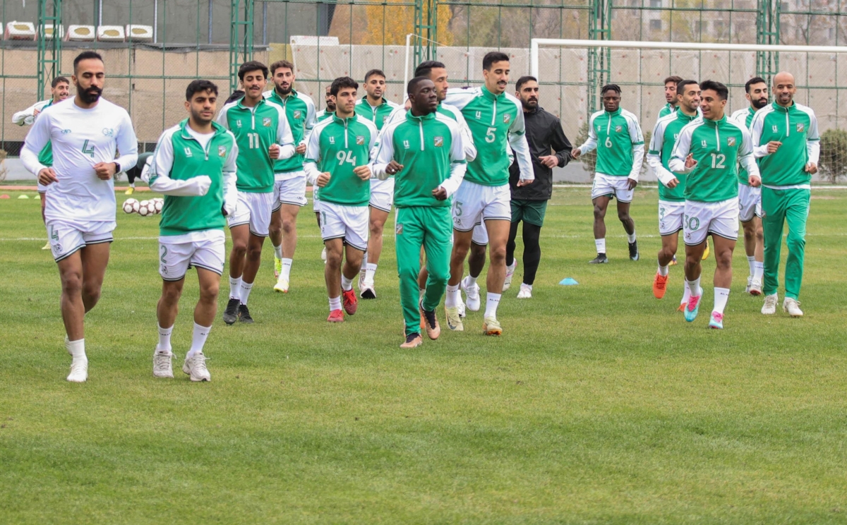 لاعبو العربي في المران الأخير 