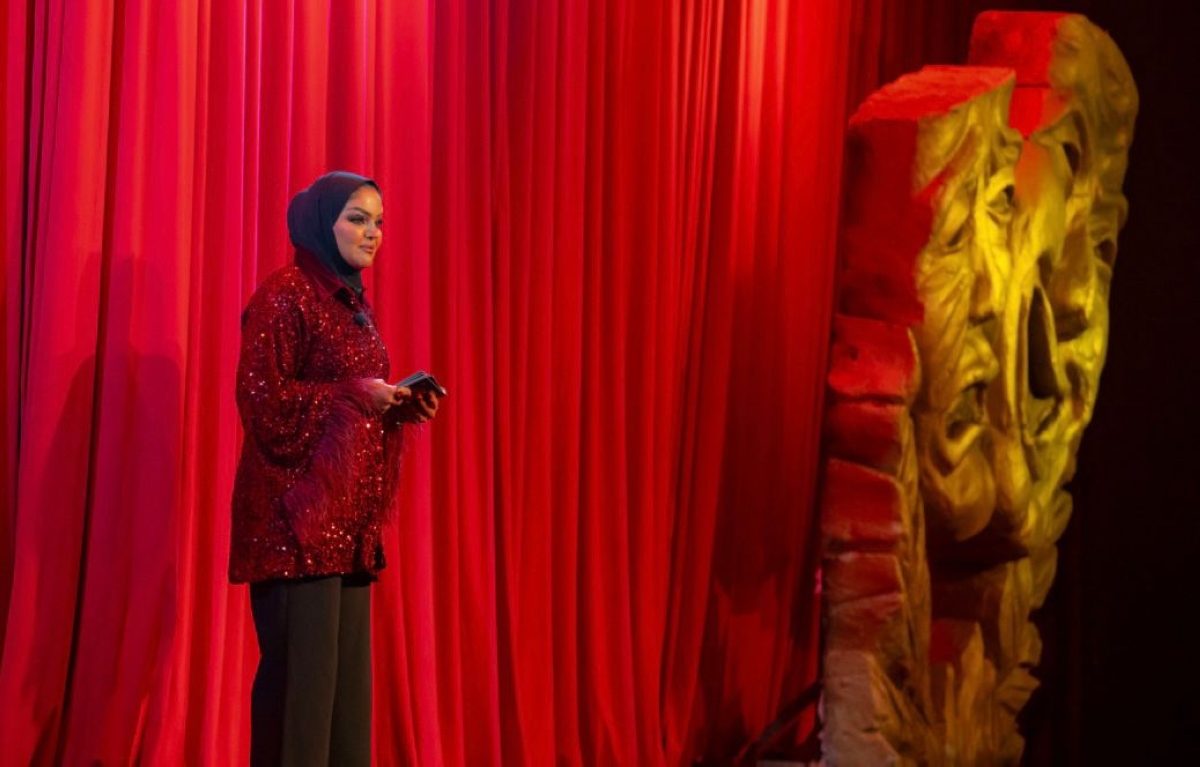 حبيبة العبدالله قدمت حفل الافتتاح