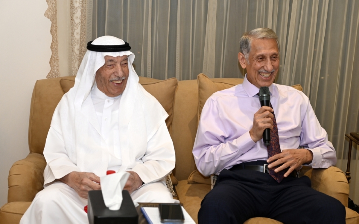 الرفاعي والعسكري خلال الأمسية 