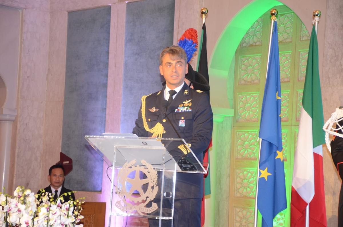 الملحق العسكري الإيطالي