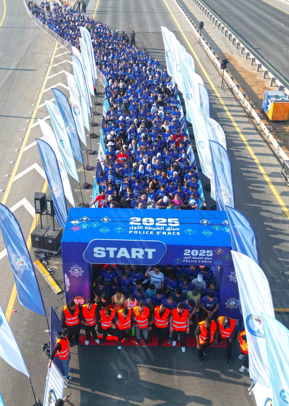 «الداخلية» تُنظم سباق الشرطة الأول 2025 (تصوير أسعد عبدالله)