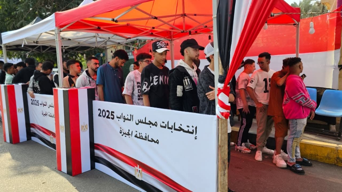 من عمليات التصويت في انتخابات مجلس النواب المصري