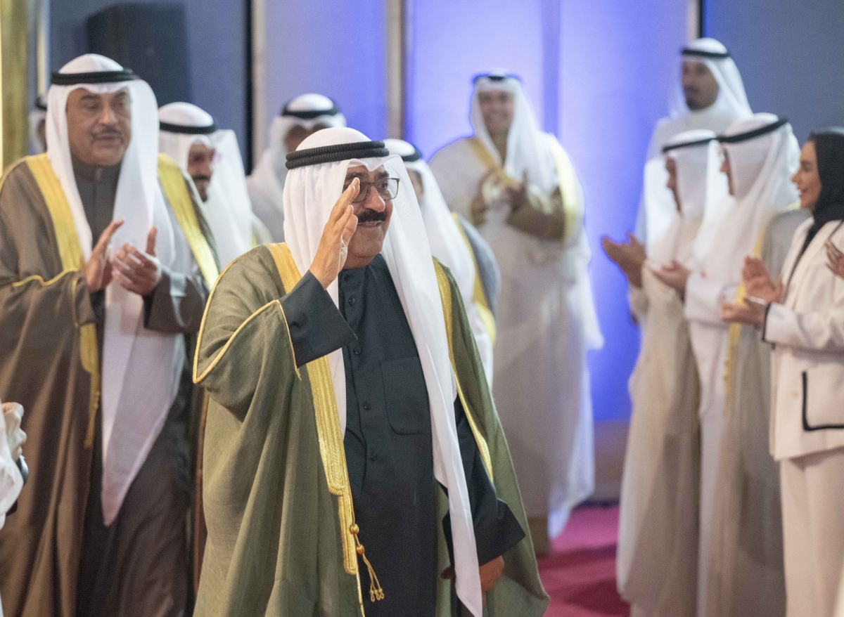 سمو الأمير وسمو ولي العهد خلال الحفل 