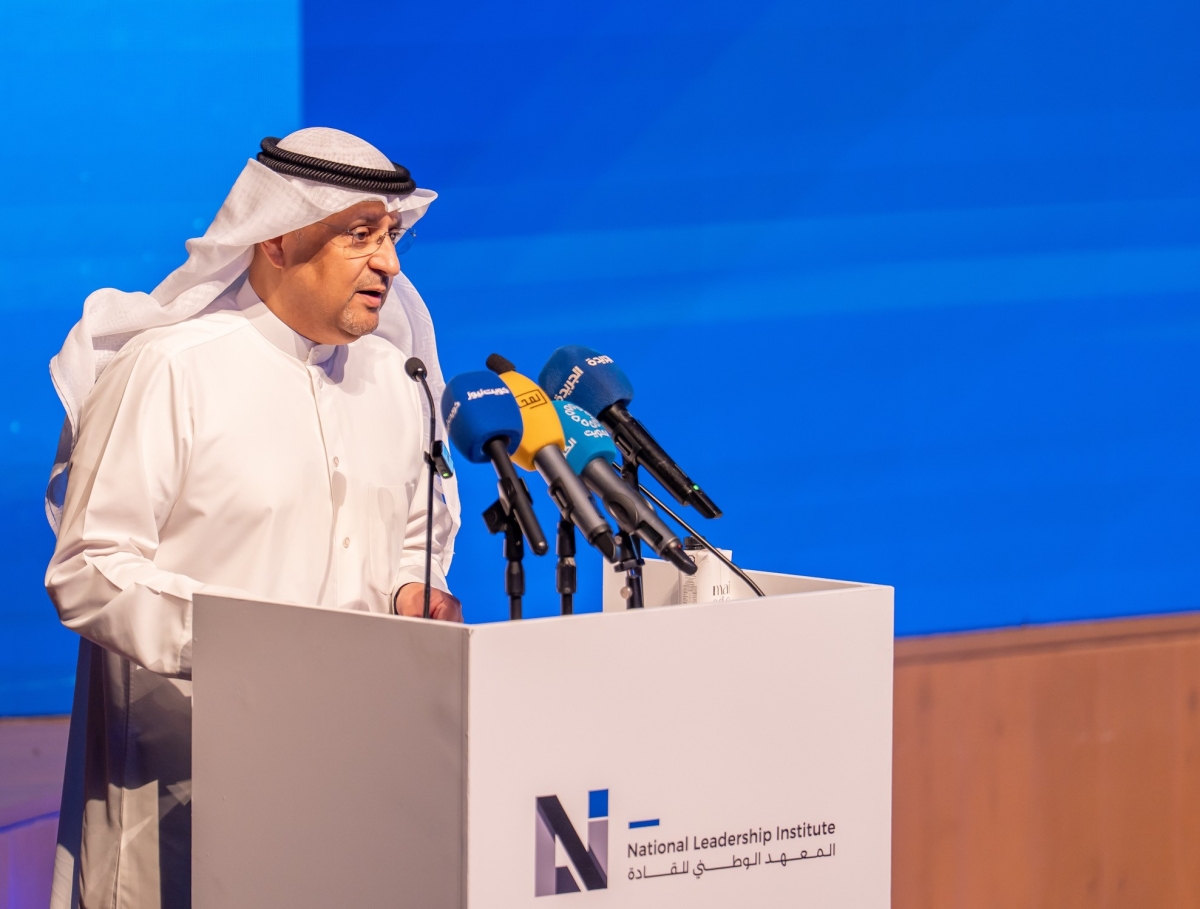 عمر العمر يلقي كلمته في افتتاح مؤتمر «كسر الحواجز»