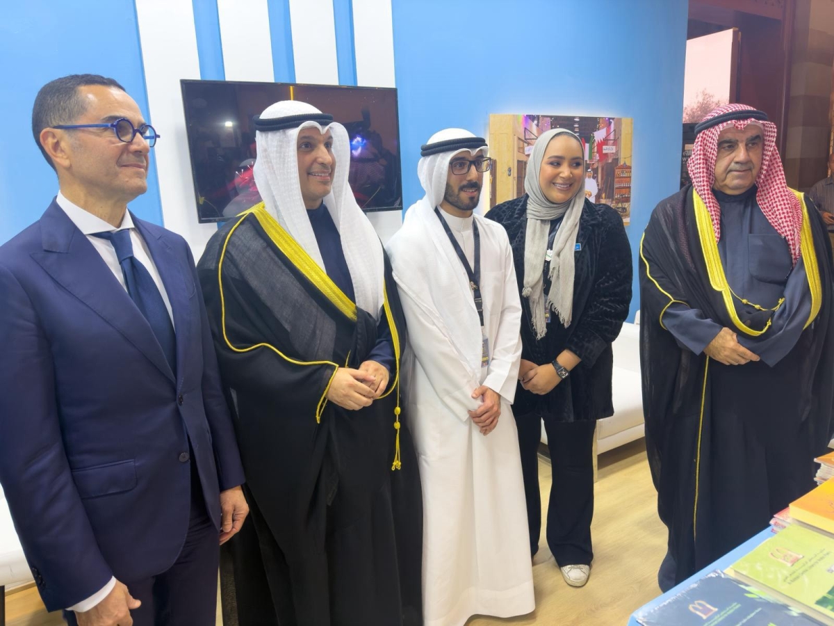 المطيري خلال افتتاح فعاليات الاسبوع الكويتي في مصر