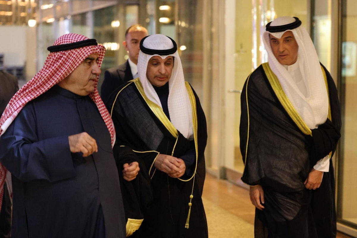 وزير الإعلام والثقافة ووزير الدولة لشؤون الشباب عبدالرحمن المطيري خلال افتتاح فعاليات الاسبوع الكويتي في مصر