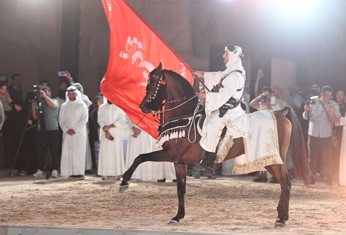 استعراض أحد الخيالة