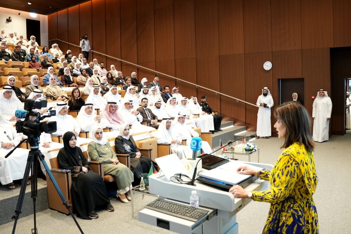 الميلم تلقي كلمة بمناسبة إطلاق المشروع