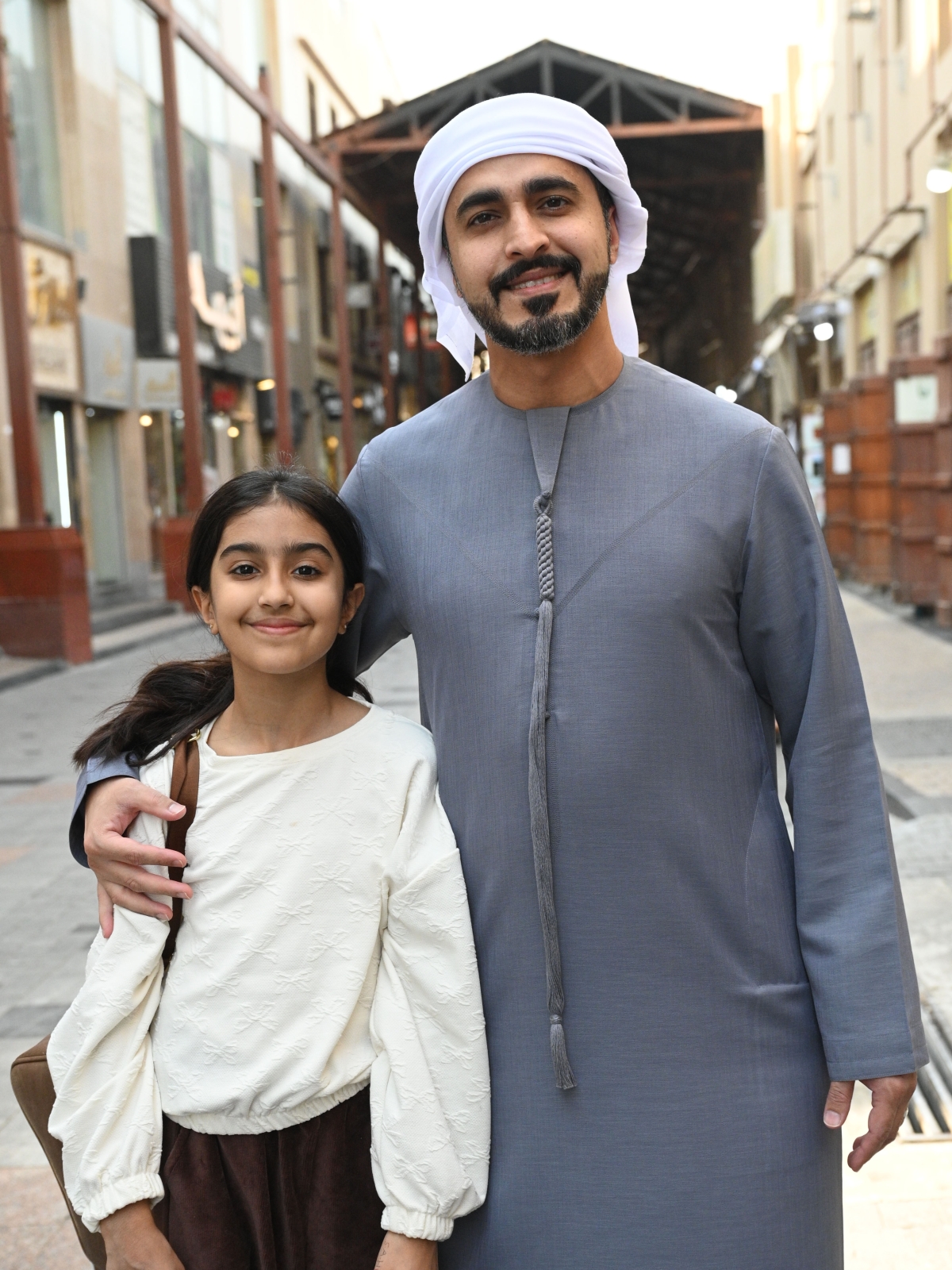 الإماراتي محمد الجسمي وابنته