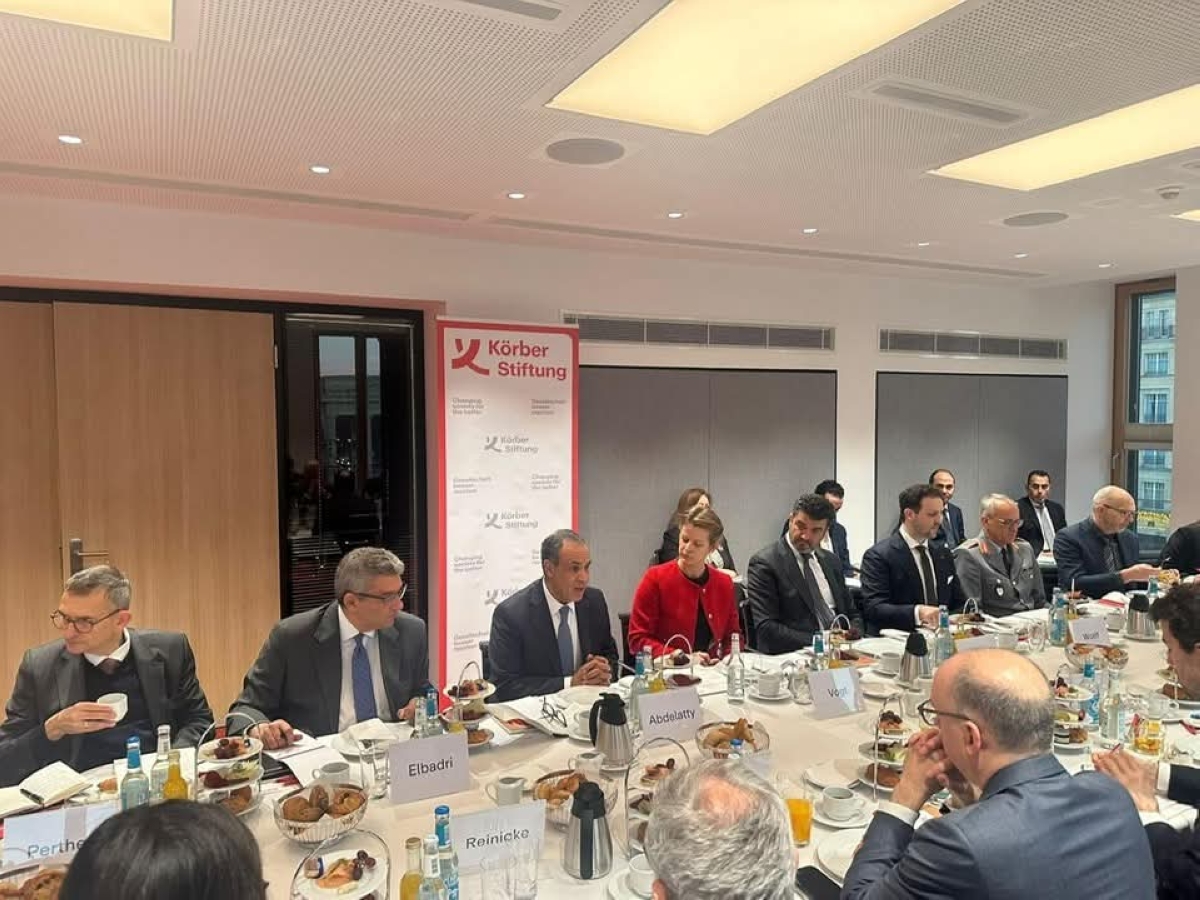 عبدالعاطي خلال جلسة حوارية في برلين