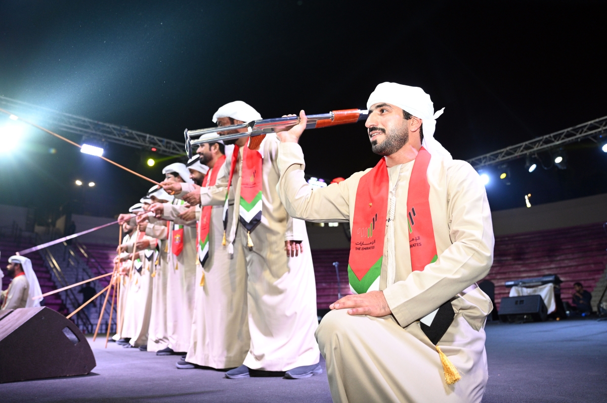 فقرة استعراضية في الاحتفالية