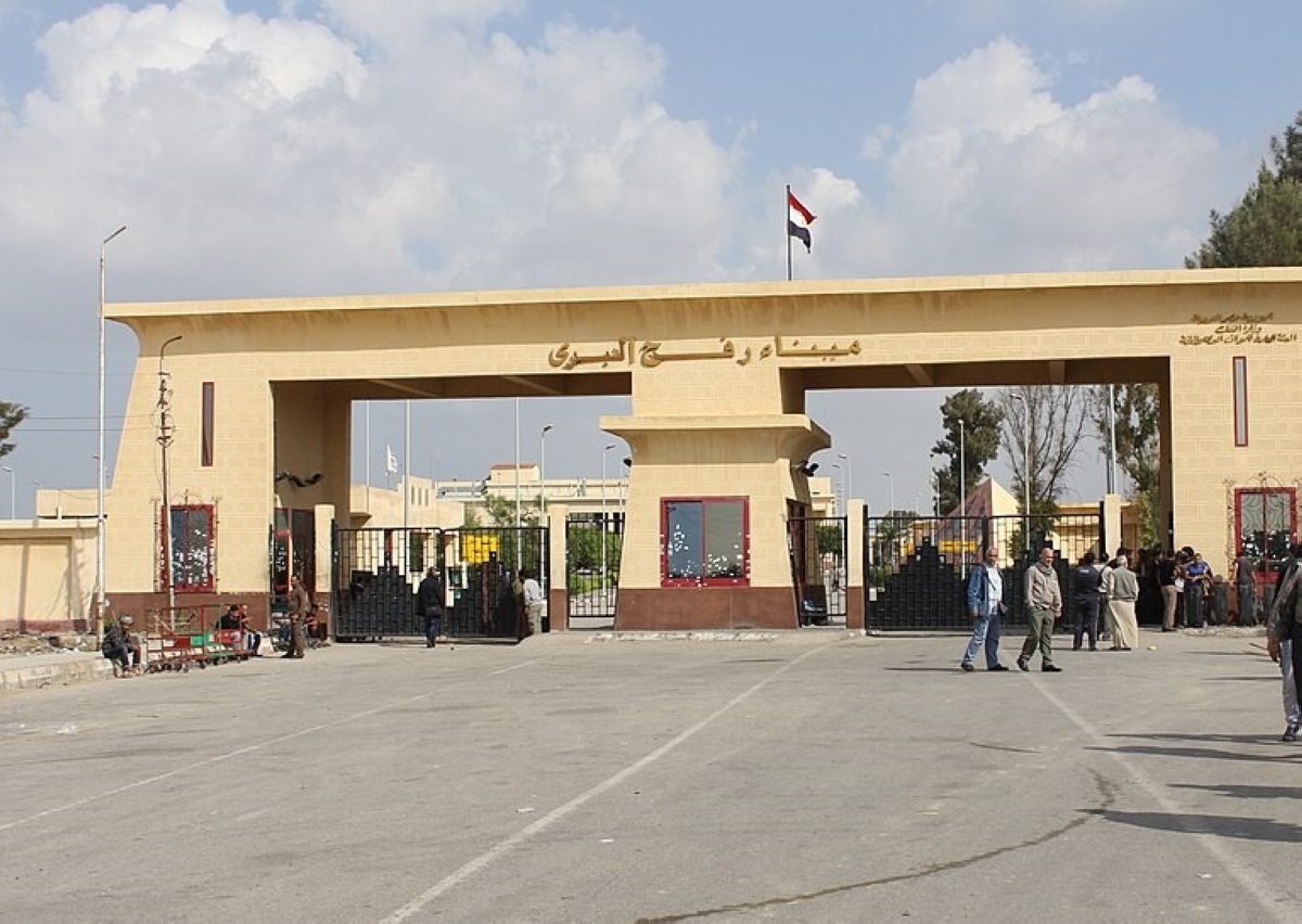 معبر رفح من الجانب المصري