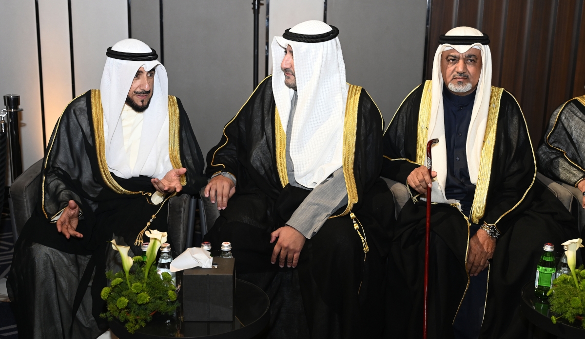 عبدالله المشعل خلال الحفل