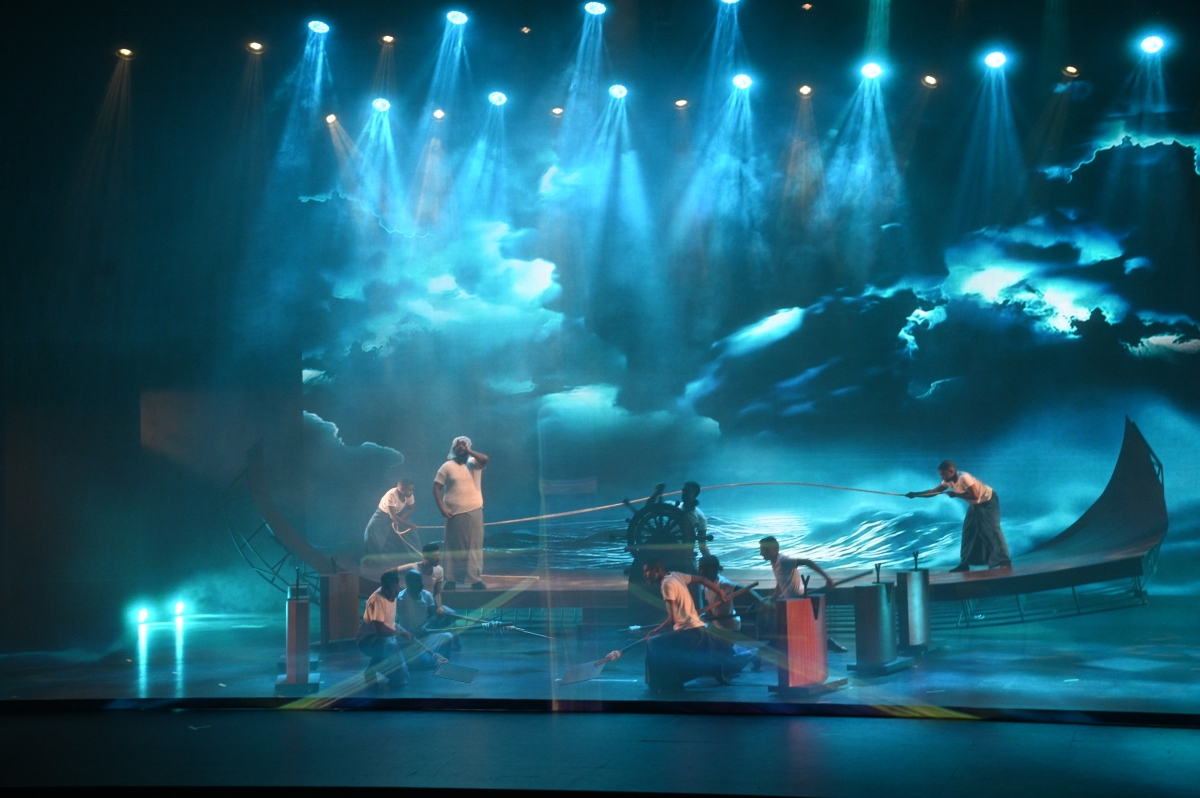 لوحة مُذهلة من «بيت وبحر» (تصوير نايف العقلة)