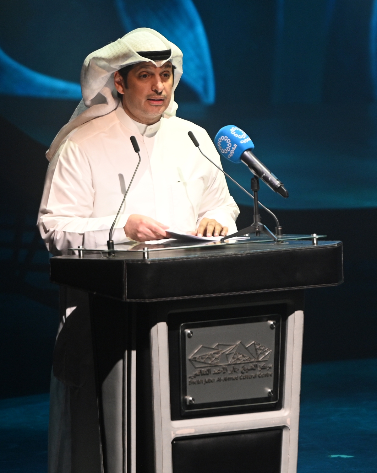 وزير الإعلام يُلقي كلمة الافتتاح 