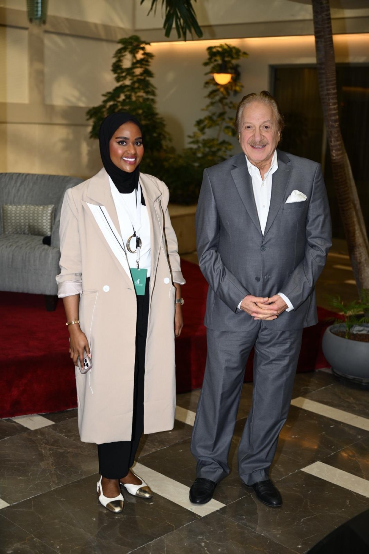 المنصور وسارة الرومي من المجلس الوطني للثقافة