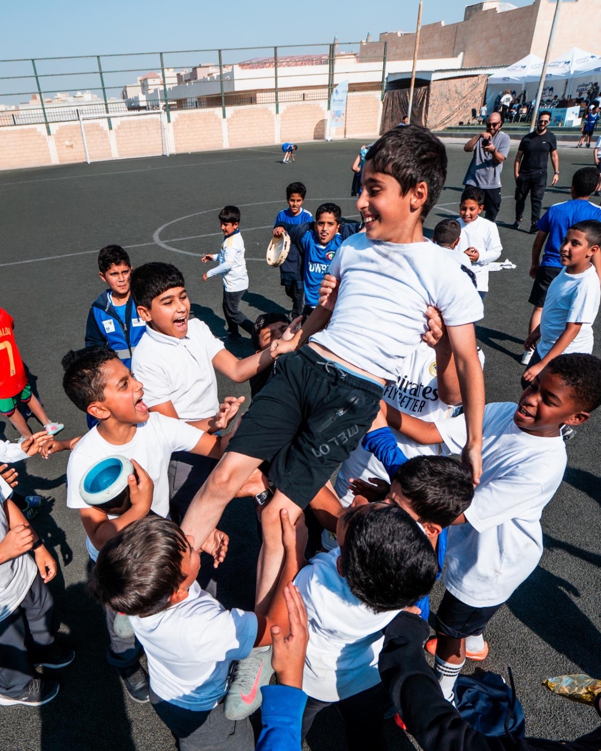 الاحتفال بالفوز