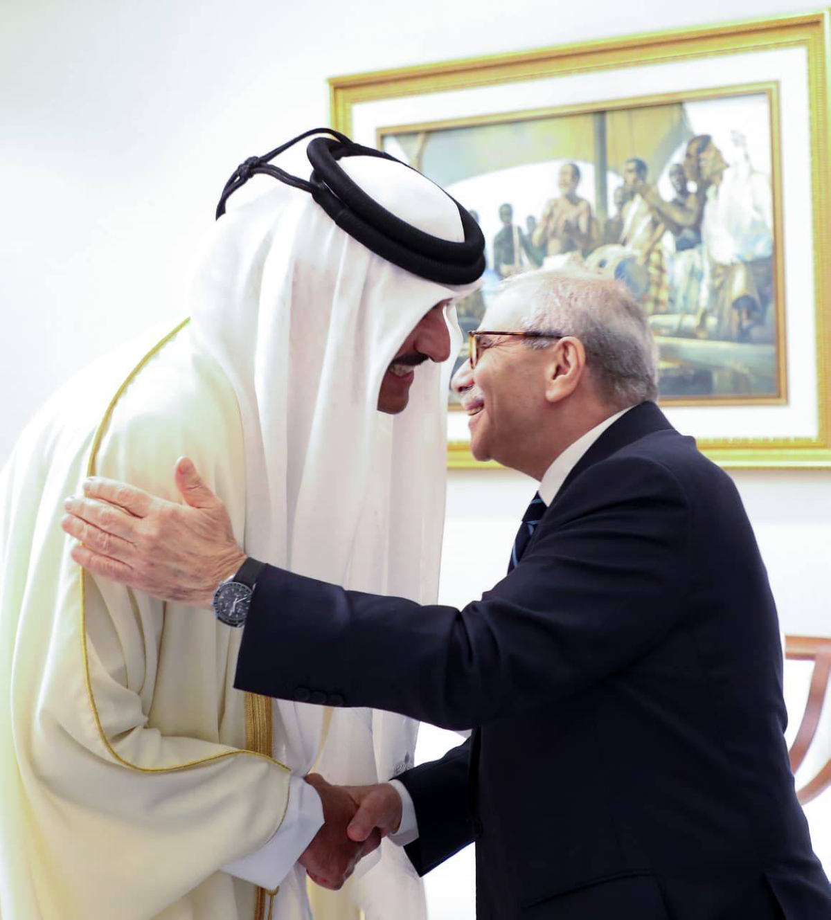تميم بن حمد مرحباً بسلام في الدوحة