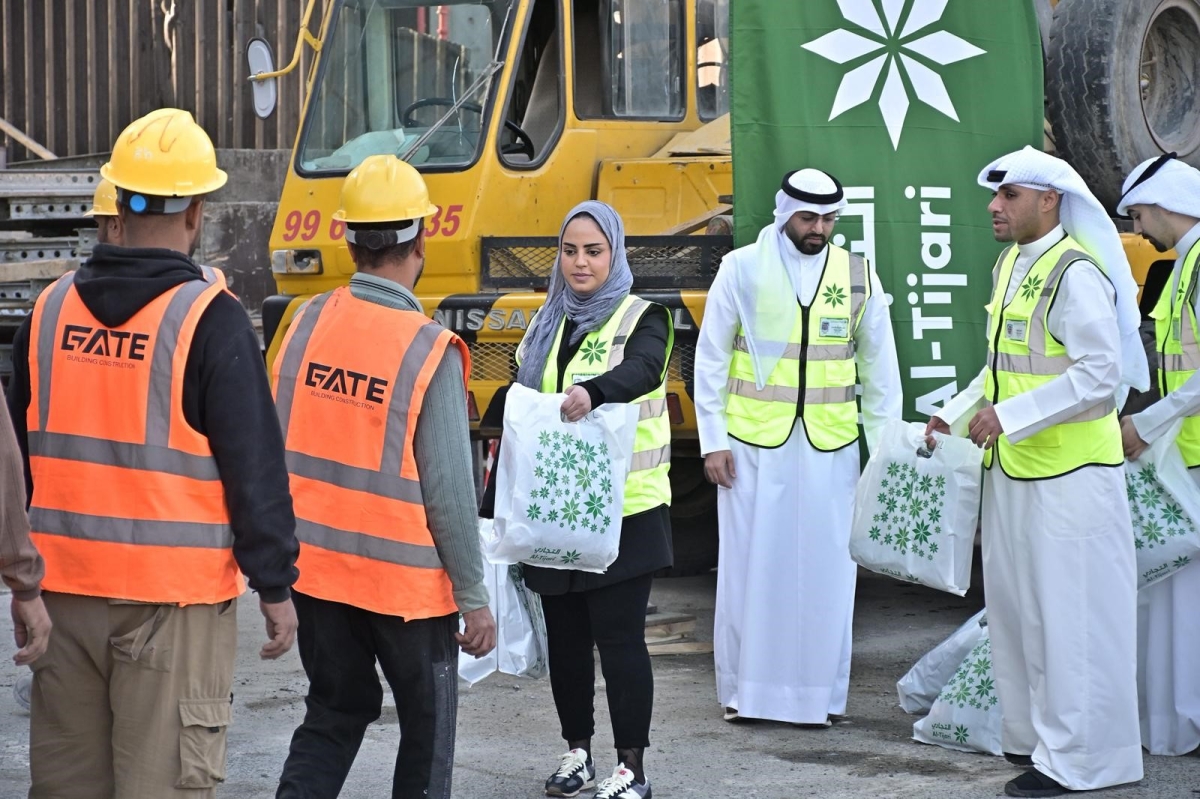 فريق «التجاري» خلال الحملة