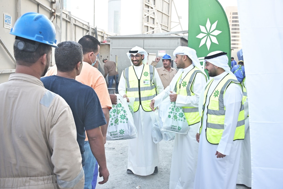 فريق «التجاري» خلال الحملة