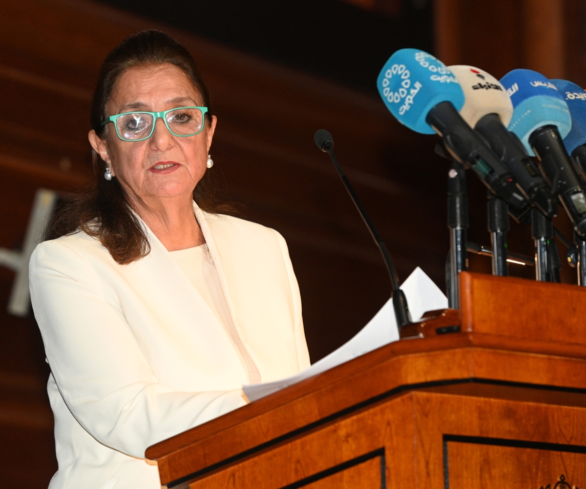 هيفاء الصقر متحدثة في الاحتفال