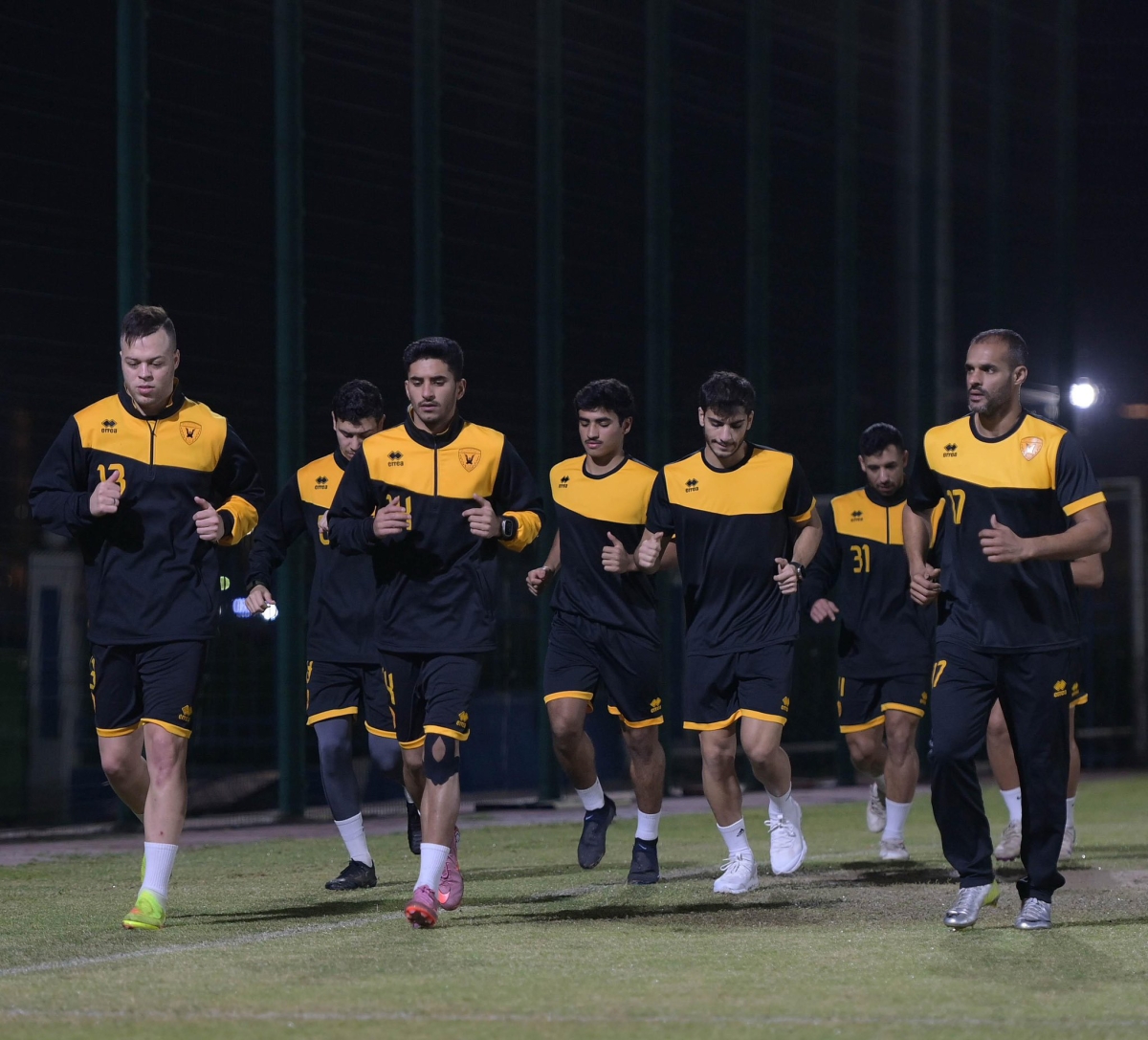 جانب من مران «الأصفر» 