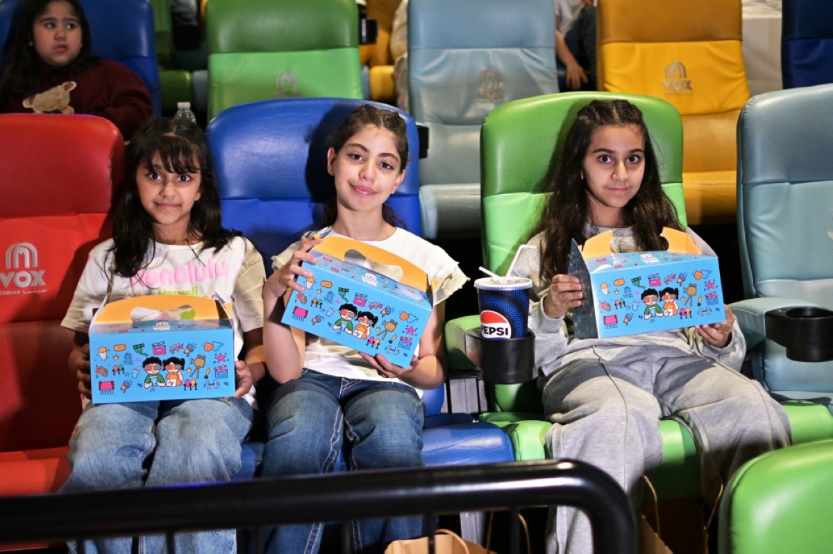 لحظات ممتعة قضاها الأطفال في السينما 