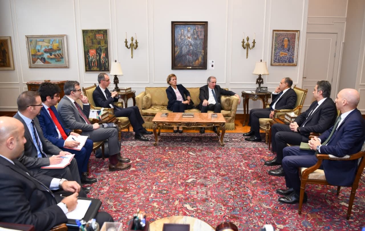 عبدالعاطي خلال لقاء مع وفد أوروبي