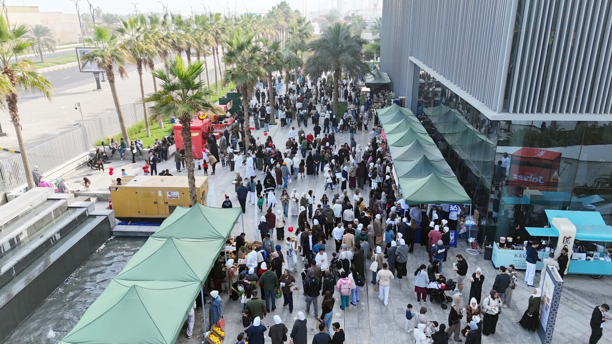 حضور جماهيري كبير للمهرجان (تصوير أسعد عبدالله)