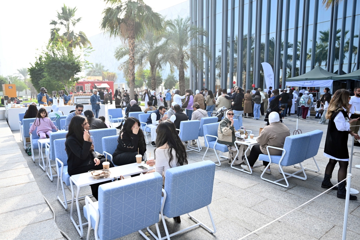 أجواء عائلية في جناح «أرابيكا»