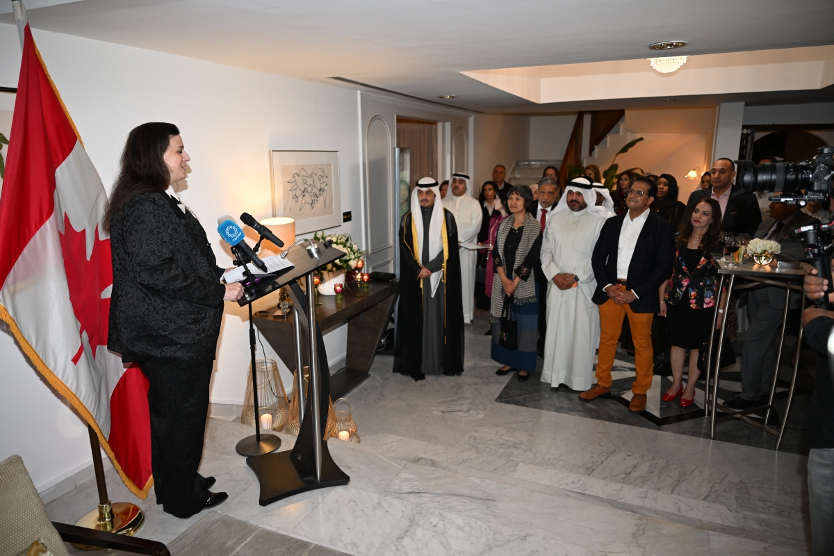 السفيرة شورواتر تتحدث في الفعالية