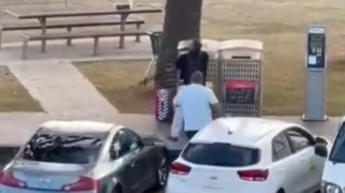 أحمد الأحمد أثناء تصديه للمنفذ