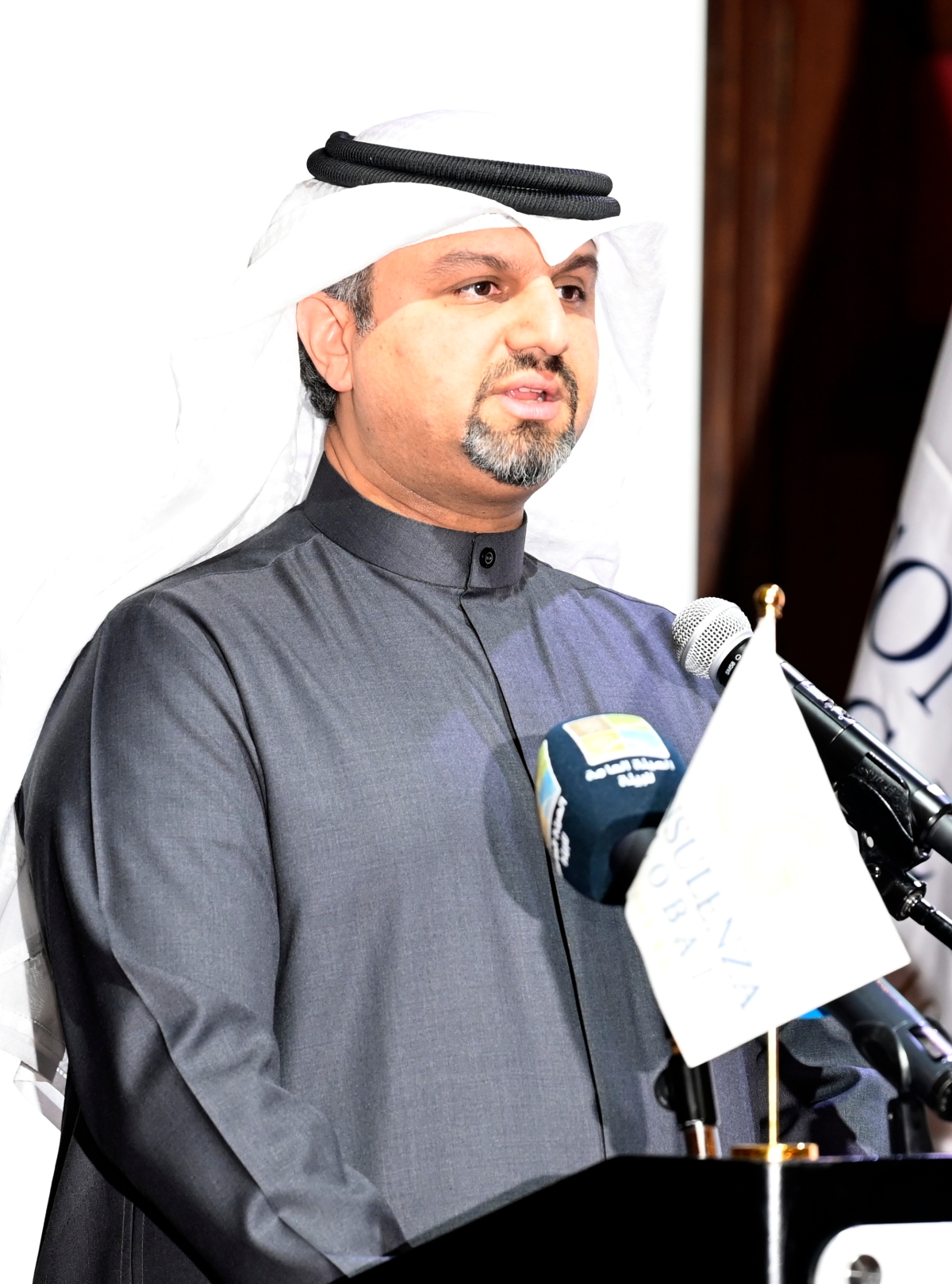 أحمد الصالح يلقي كلمة راعية الحفل