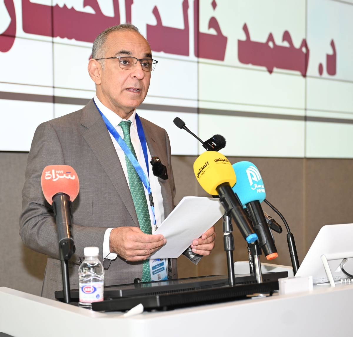 الجسار يلقي كلمة افتتاح المؤتمر