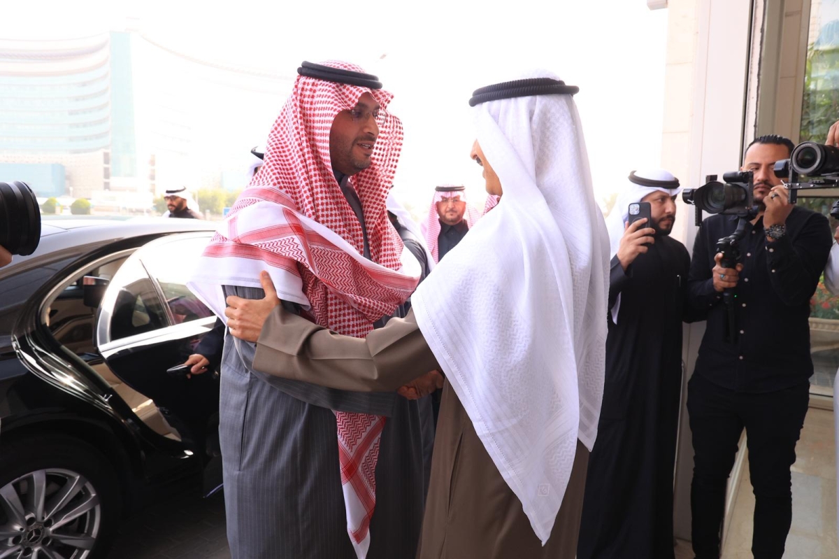 ترحيب بالأمير تركي بن محمد 