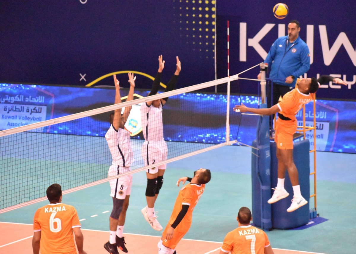 من مباراة كاظمة وبرقان