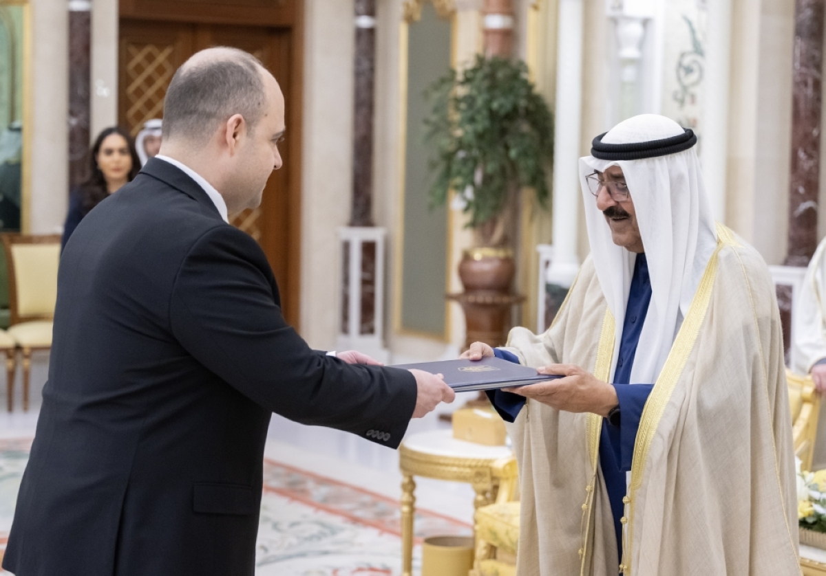 سمو الأمير يتسلم أوراق اعتماد سفير أوكرانيا