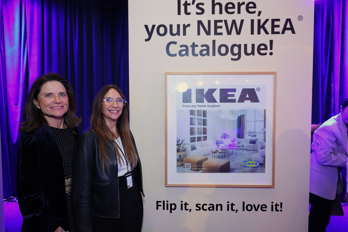 جانب من حفل إطلاق كتالوج "ايكيا' الجديد