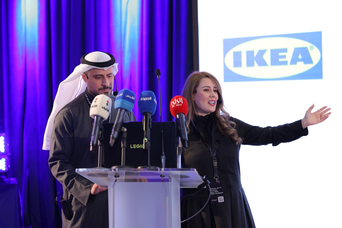 جانب من حفل إطلاق كتالوج «ايكيا» الجديد