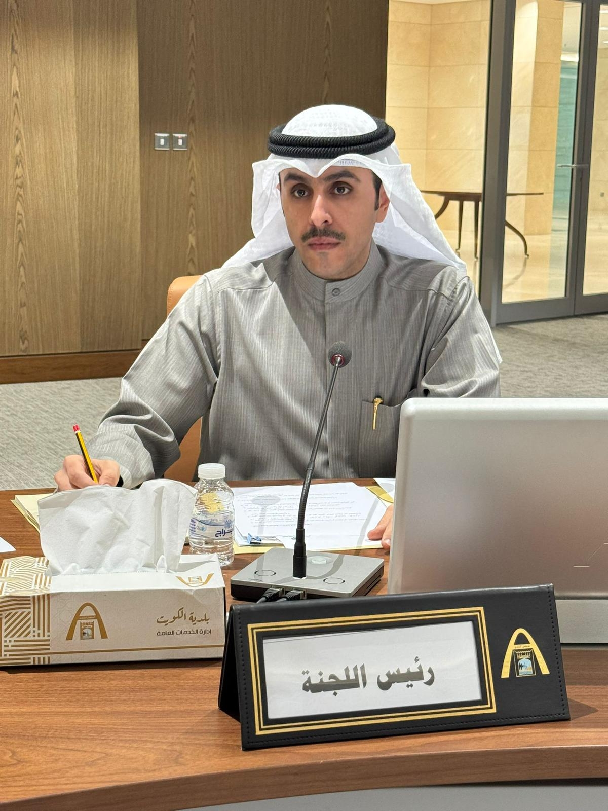 وليد الدغر مترئساً الاجتماع