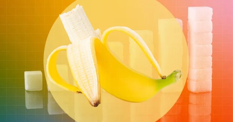 ما مدى تأثير الموز على مستوى سكر الدم ؟