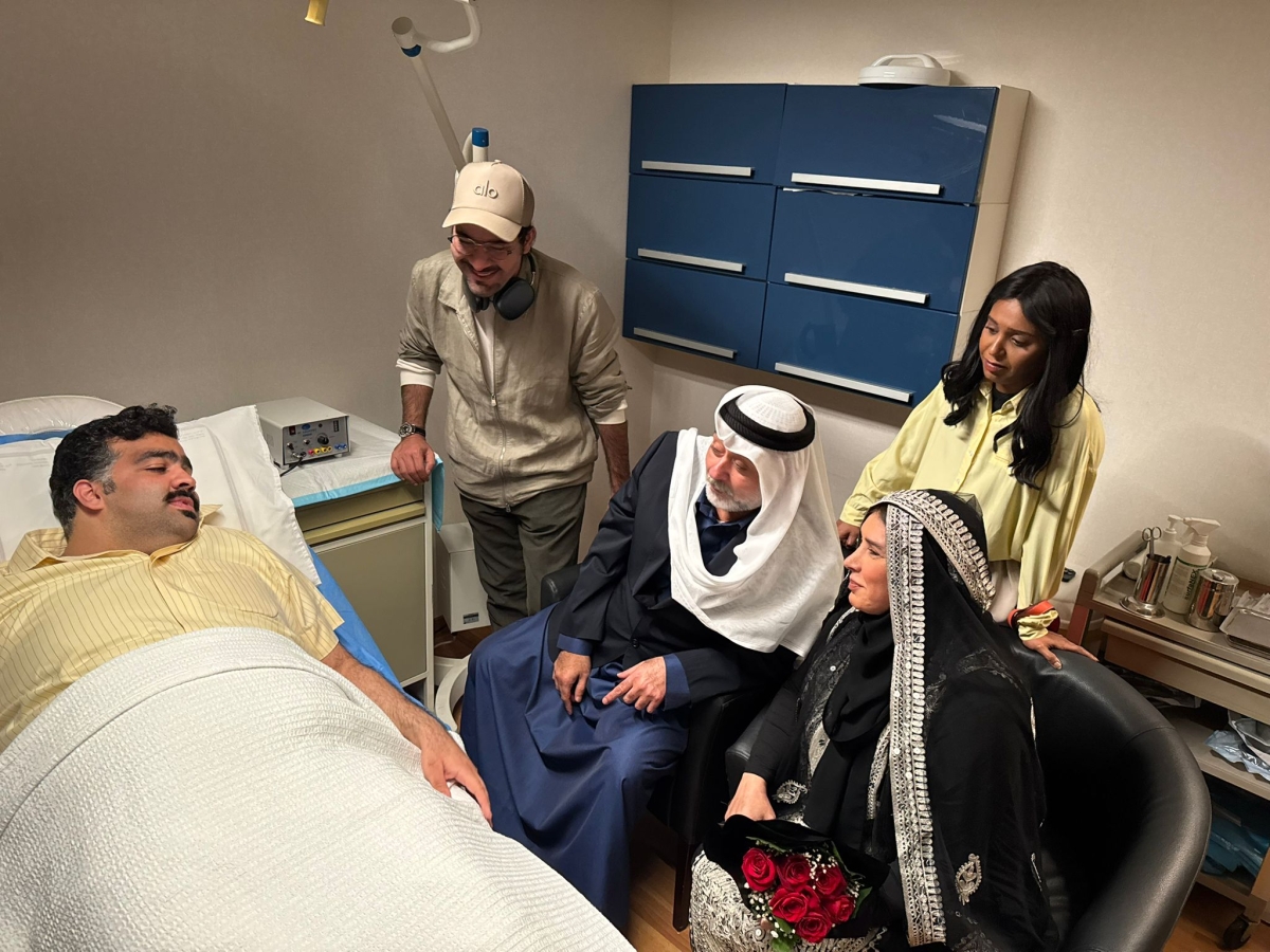 بروفة لمشهد من العمل