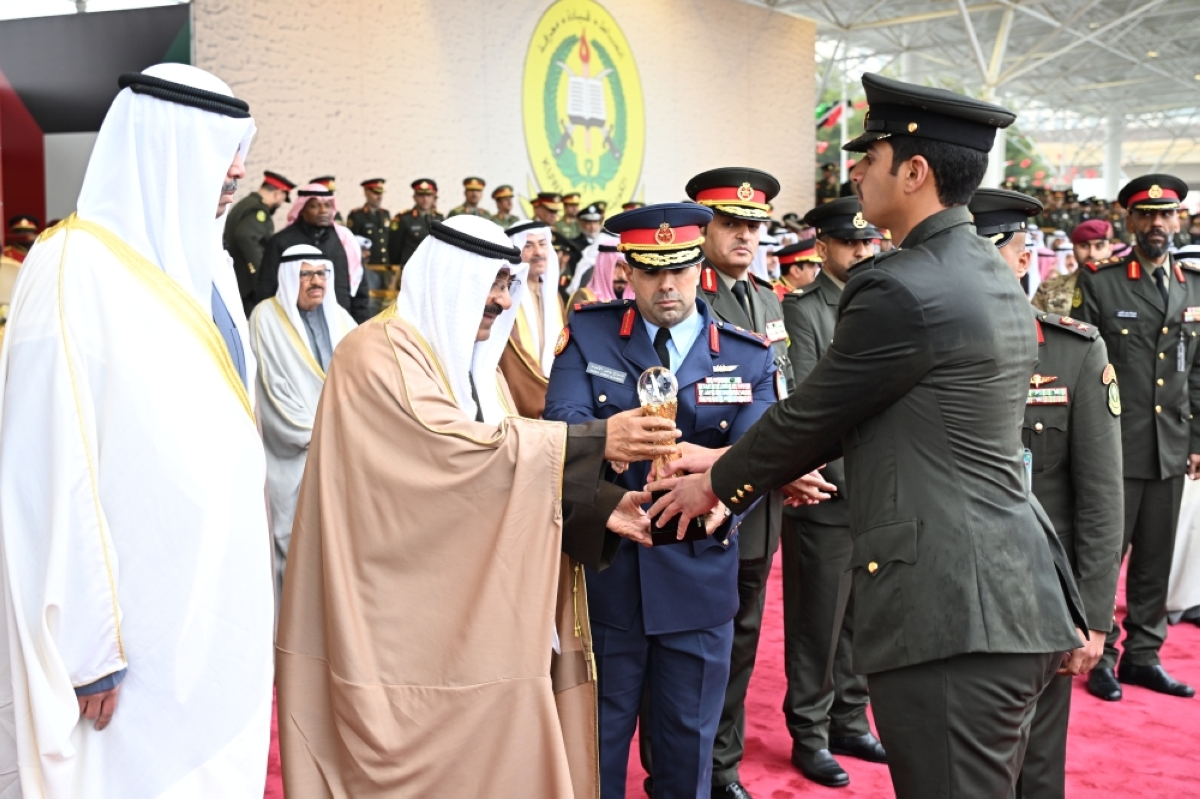 الأمير في حفل تخريج كلية علي الصباح العسكرية ( 12 فبراير 2025 ) 