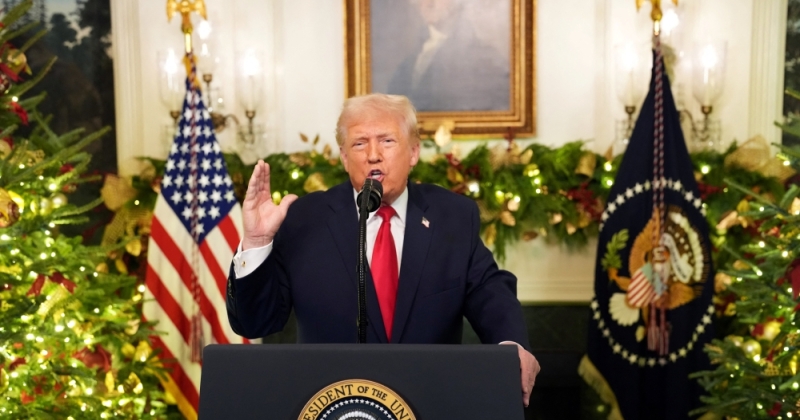 وسط تراجع شعبيته.. ترامب يروج لإنجازاته بخطاب من البيت الأبيض 