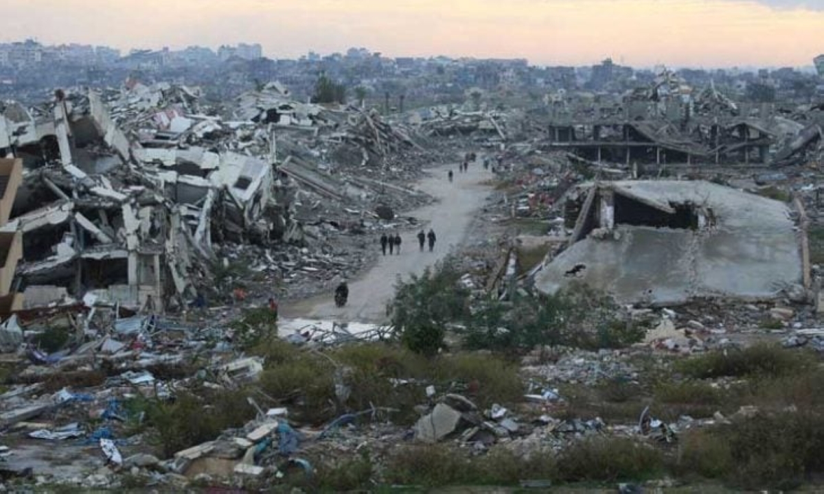 ملايين الأطنان من الركام في غزة نتيجة لحرب «الإبادة» الإسرائيلية