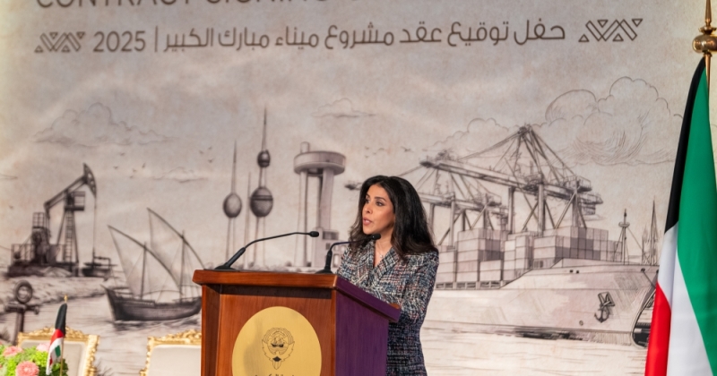 المشعان: ميناء مبارك الكبير يشكّل صرحاً اقتصادياً ومركزاً خدمياً ولوجستياً 