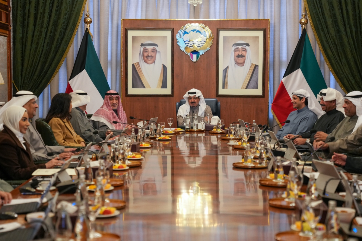 العبدالله مترئساً اجتماع مجلس الوزراء