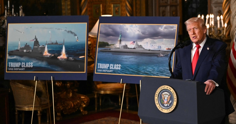 ترامب يعلن بناء سفينة حربية جديدة تحمل اسمه 