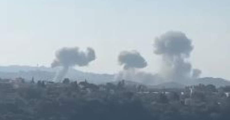الاحتلال الإسرائيلي يشن سلسلة غارات على مناطق في جنوب لبنان 